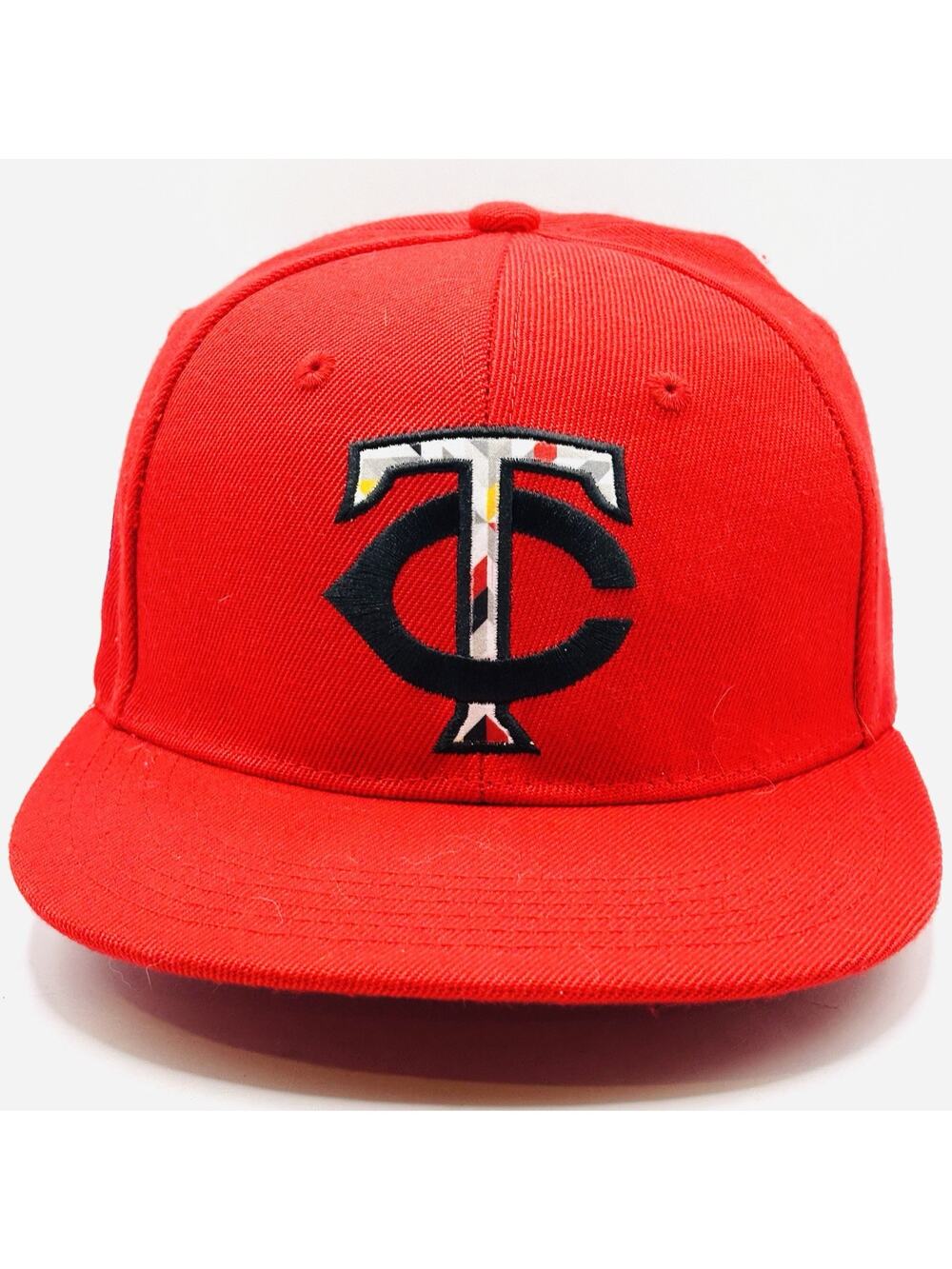 Minnesota Twins Prairie Island Indian Comm Snapback Hat MLB Red Cap Native Colab